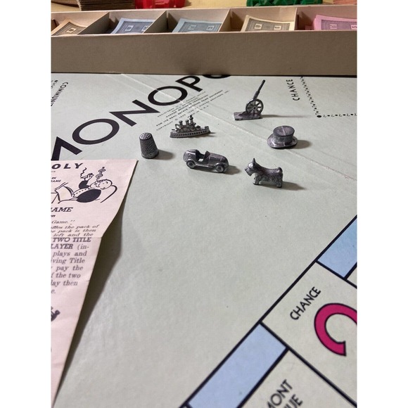 Vintage 1946-1954 Parker Brothers Monopoly Board Game - Picture 12 of 12